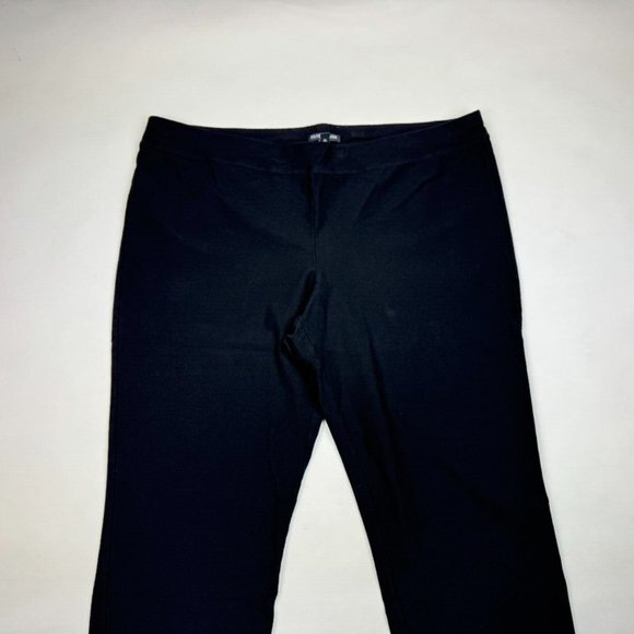 Eileen Fisher Washable Viscose Stretch Ankle Pant Women 1X Elastic Waist Tapered - Picture 4 of 10